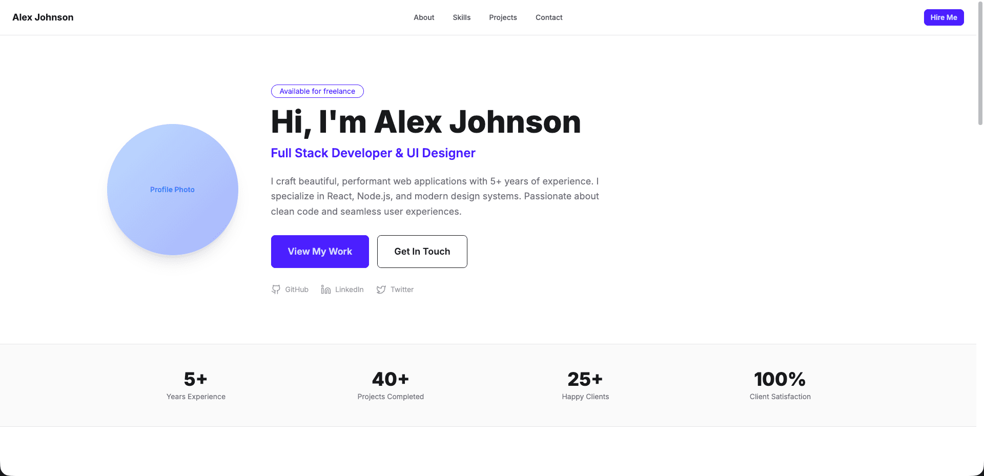 Portfolio Freelancer