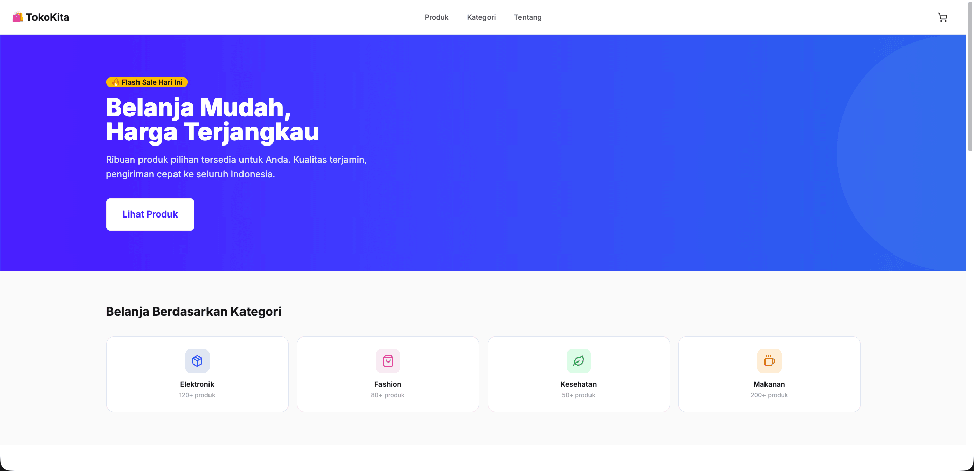 Toko Online Sederhana